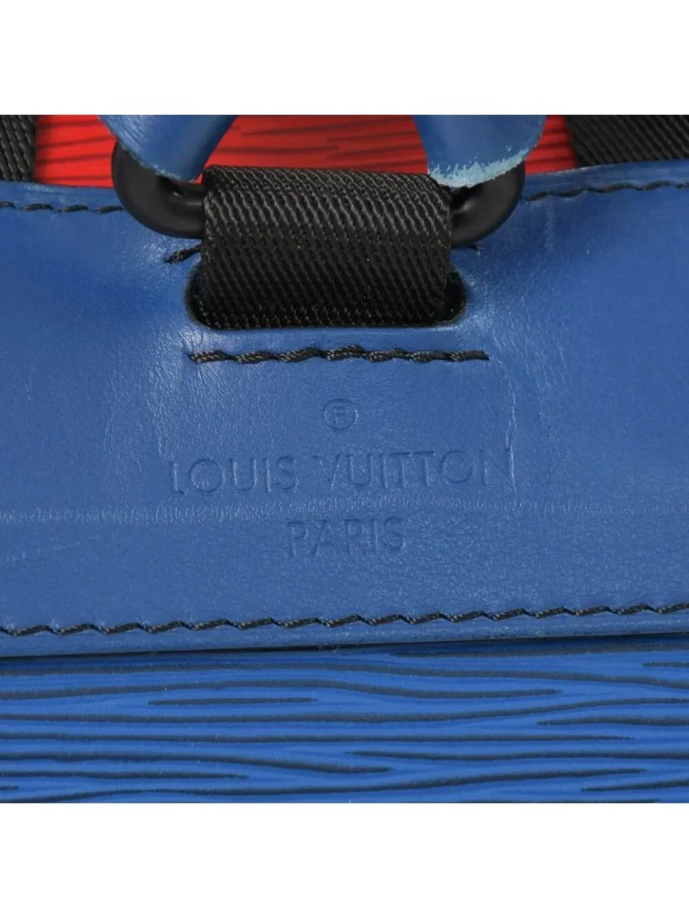 Louis Vuitton Epi Christopher PM Backpack Blue Red Green